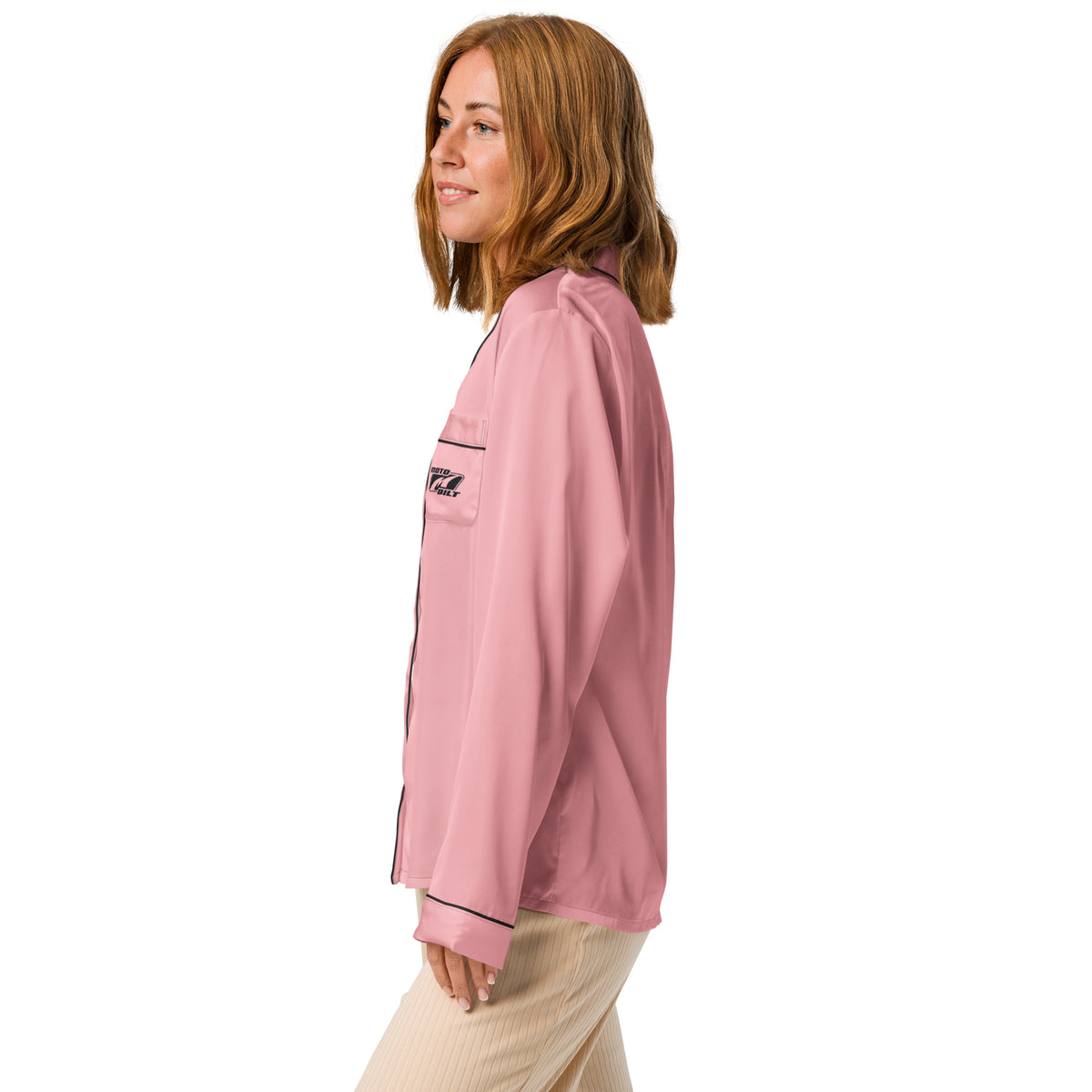 Motobilt "Rosy" Long Sleeve Pajama Top