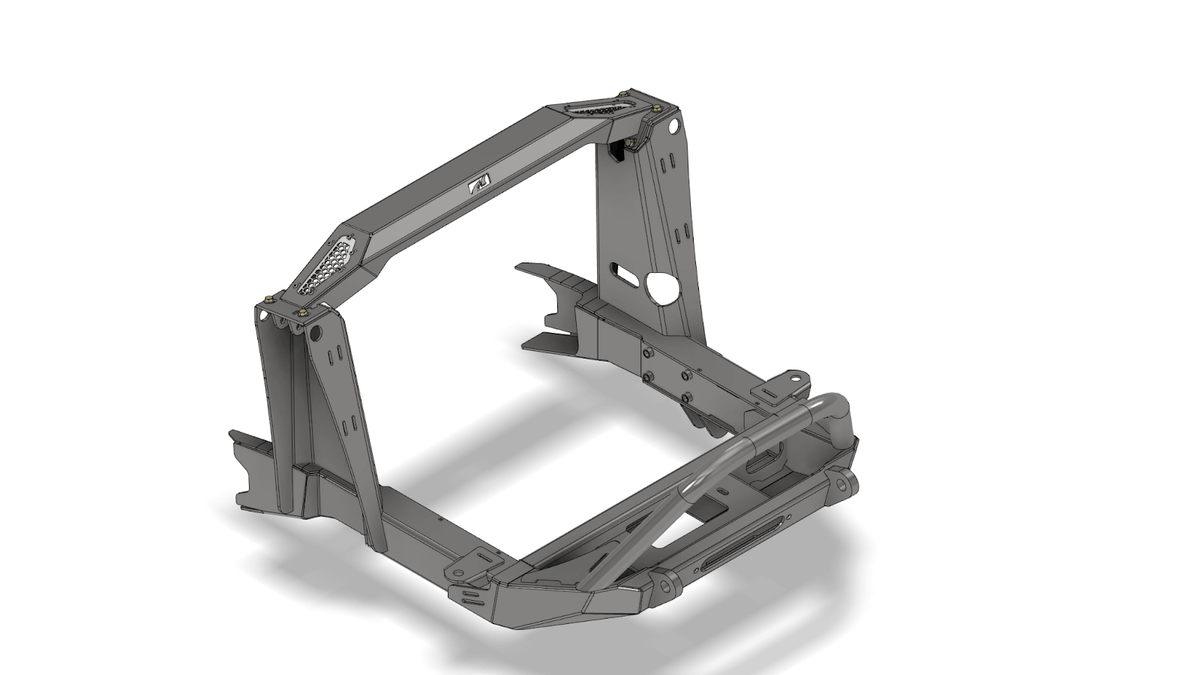 Tomahawk Front Half Kit with Bull Bar for Jeep JK / JKU Motobilt