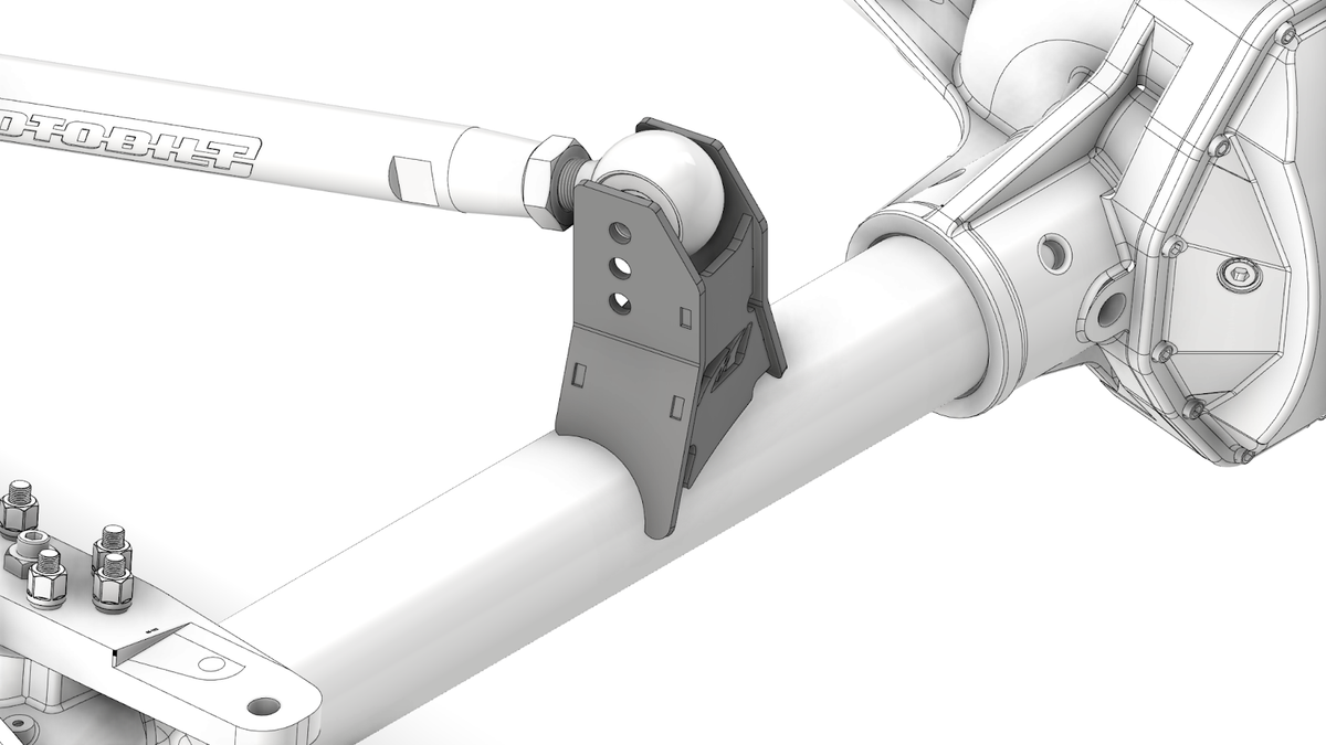 Adjustable Front Upper Link Bracket - 15° Angle