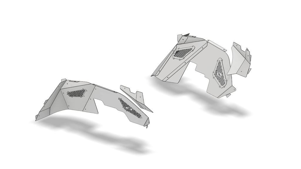 Inner Fender for High Clearance Front Fender for Jeep JK JKU