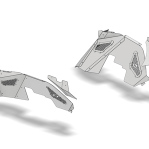 Inner Fender for Front Corner Armor System for JK/JKU