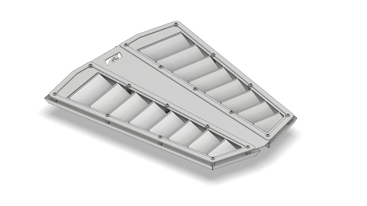 Center Hood Vent - Universal Motobilt