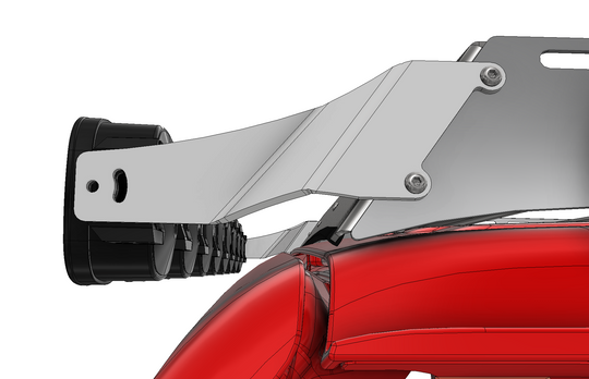 Linkable Light Bar Roof Rack Brackets for Baja Designs - Motobilt