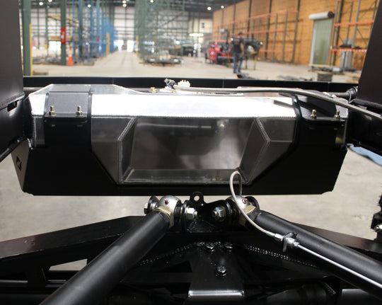 Aluminum Fuel Cell w/ Skid Plate for MB3025 Back Half Kit - fits Jeep JK/JKU - Motobilt