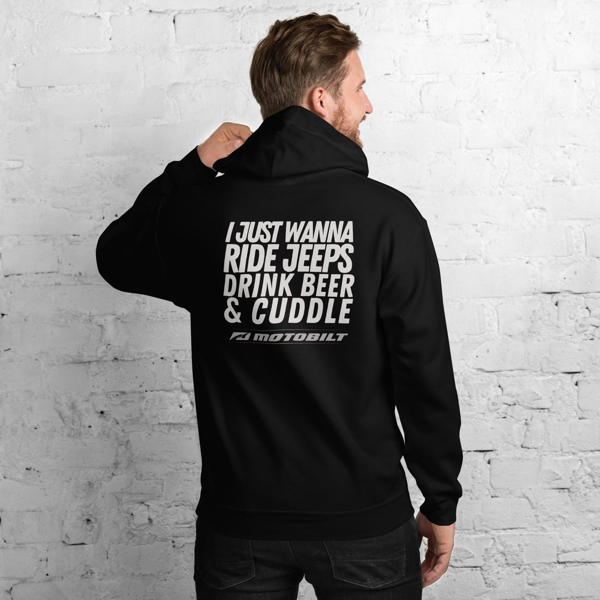 Motobilt Drink Beer and Cuddle Hoodie - NEW! Motobilt