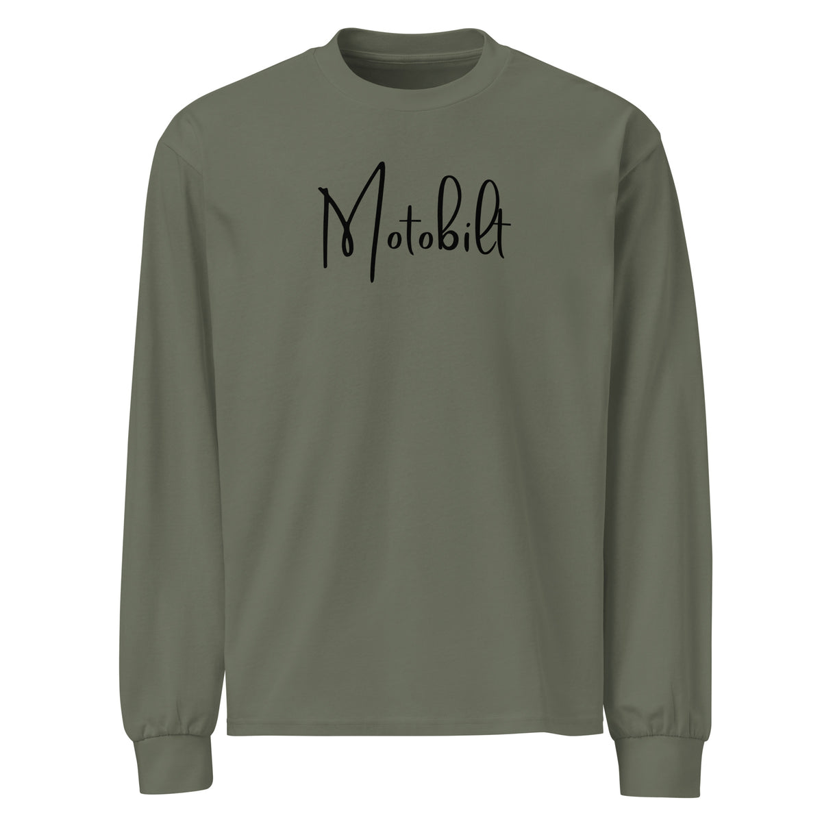 Motobilt Script heavyweight long sleeve shirt