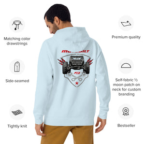 Motobilt El Jefe Sky Blue Hoodie - Motobilt