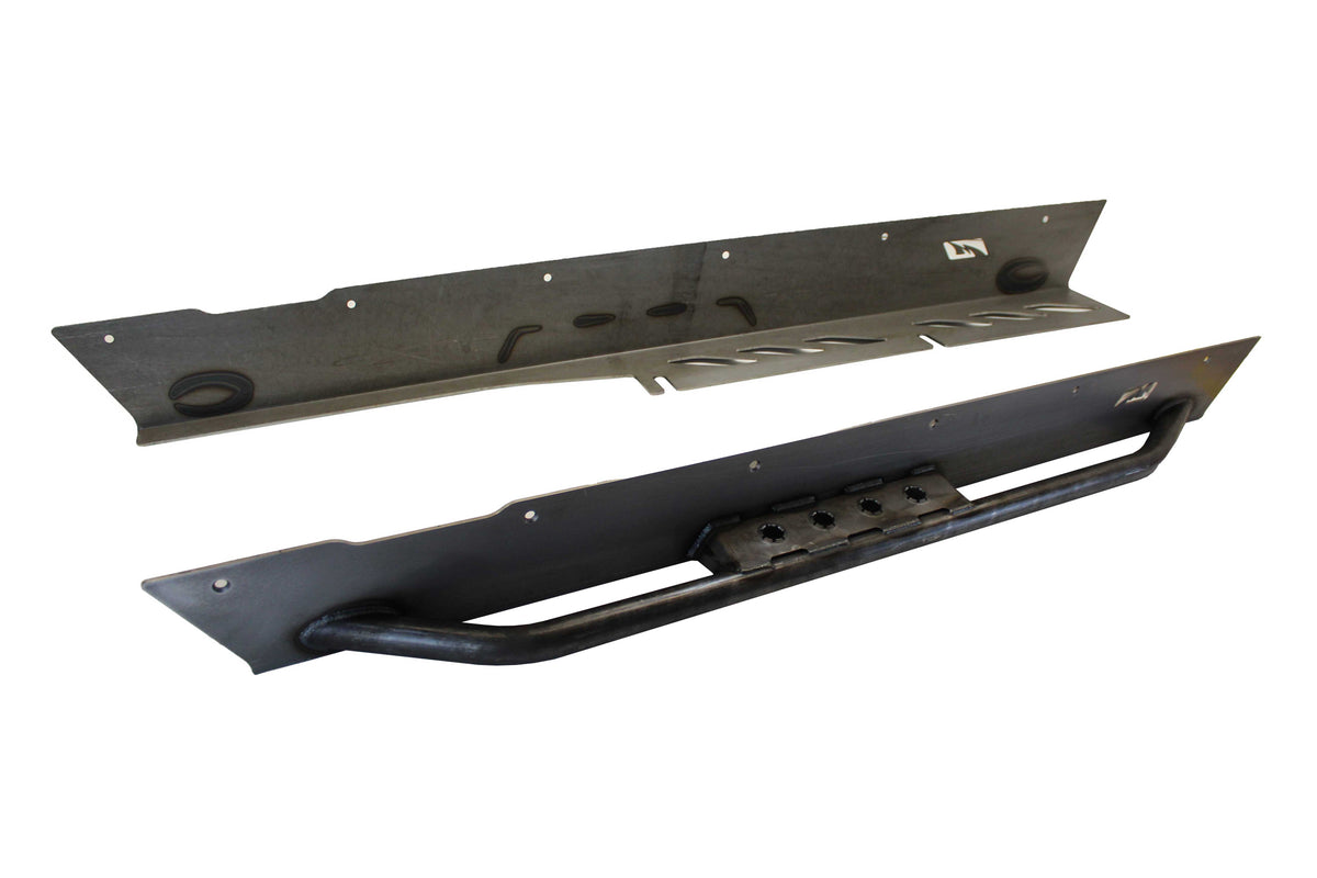Rocker Guards w/Tube Step for Jeep LJ Unlimited with Comp Corners Motobilt