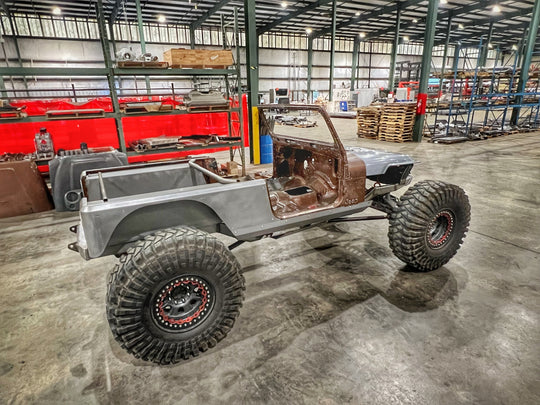 15" Stretch Corner Armor for Jeep YJ - Motobilt