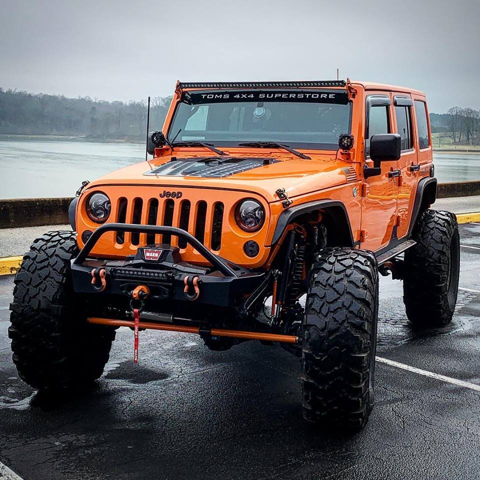 Crusher Front Fender 2" Flare for Jeep JK / JKU - Steel