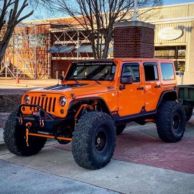 F/R 2" Crusher Fender Package fits 07-18 Jeep Wrangler JK/JKU - Motobilt