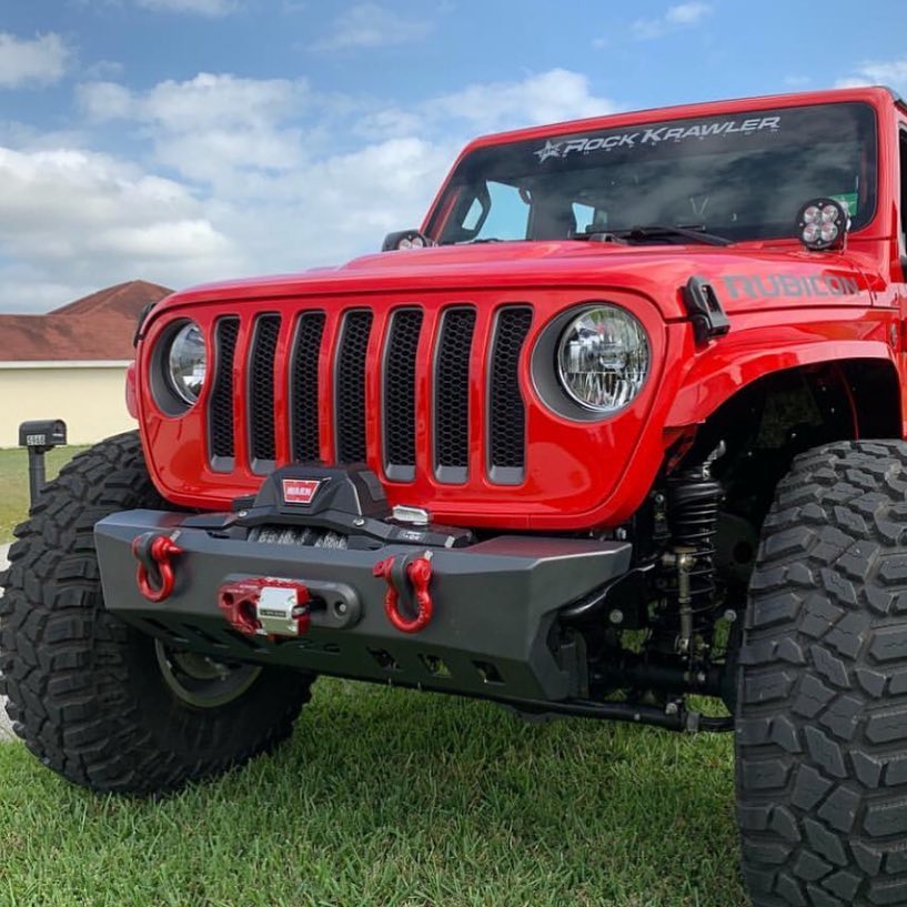 Crusher Series Front Bumper for Jeep JL and JT Gladiator – Motobilt