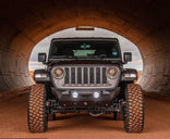 Hammer Front Bumper w/ Fog Mounts and Skid Plate for Jeep JL / JT Gladiator