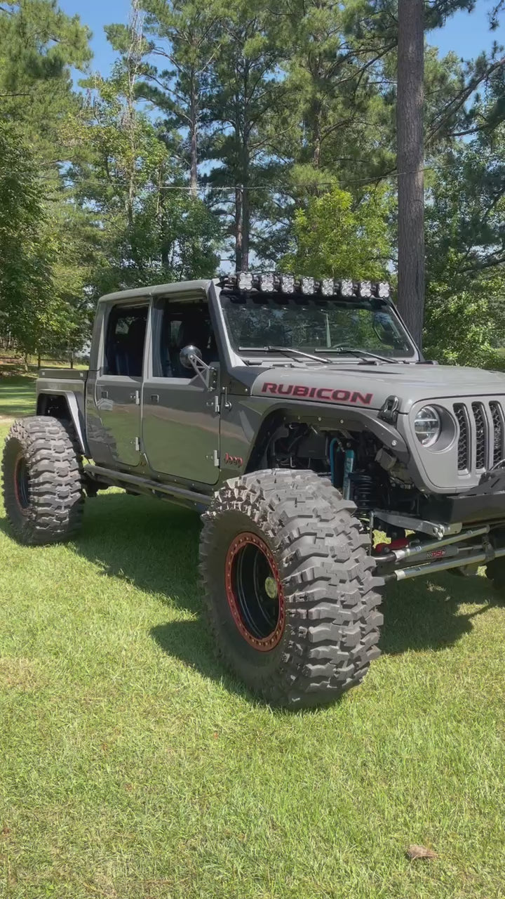 Aluminum Rear Half Doors for Jeep JL/JLU/JT
