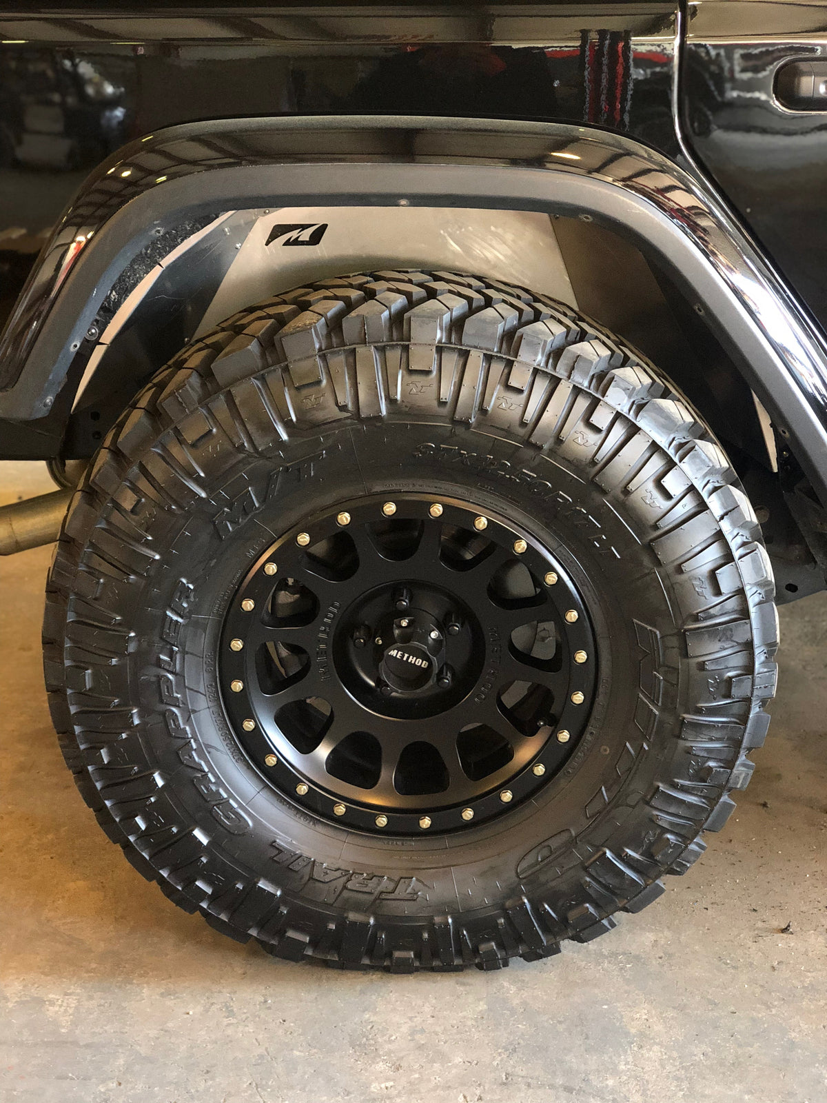 Rear Aluminum Inner Fender Kit for Jeep JL Motobilt