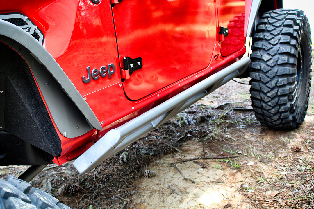 Frame Mounted Rocker Guards for Jeep JL 4 Door – Motobilt