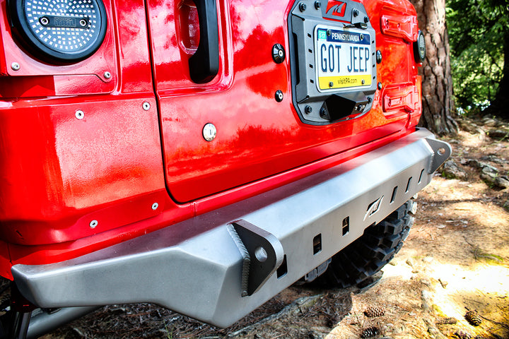 Crusher Series Rear Bumper No Spare for Jeep JL / JLU – Motobilt