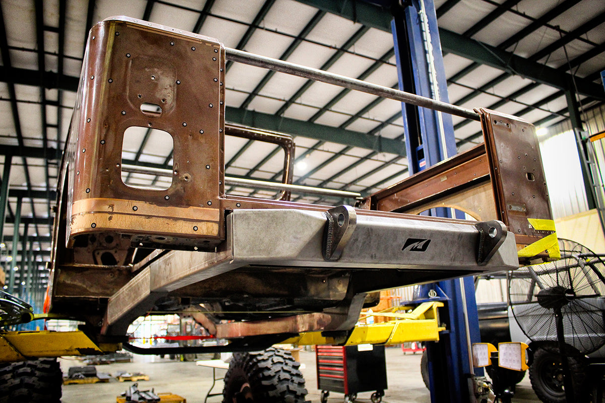 15" Stretch Back Half Frame Kit for Jeep YJ Motobilt