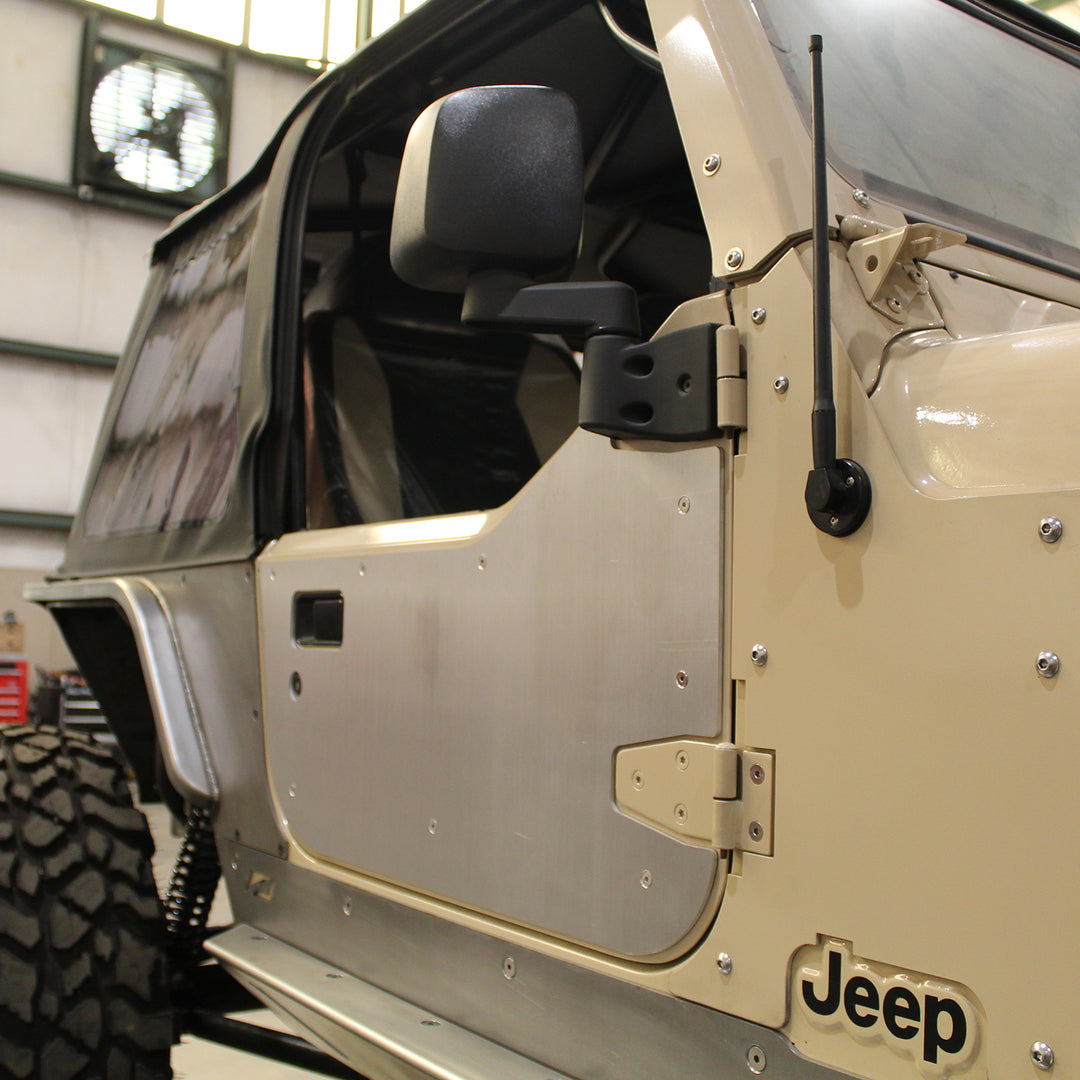 Aluminum Half Door Armor for Jeep TJ LJ - Motobilt
