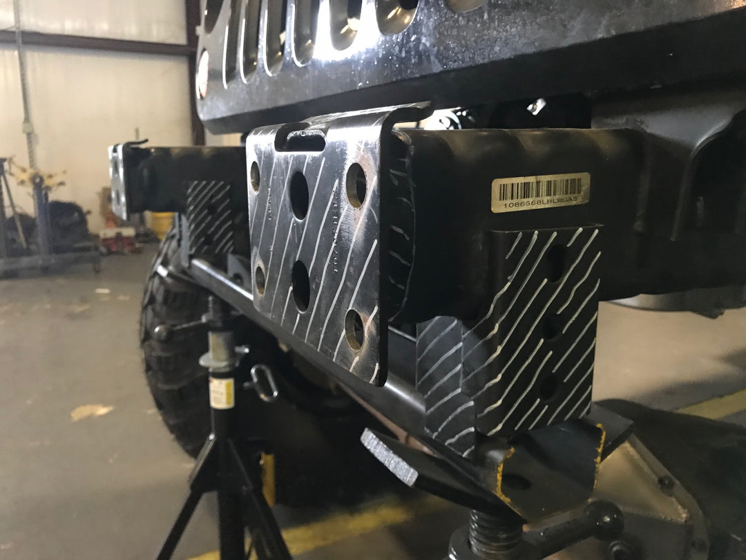 Hatchet Series Front Frame Chop Bumper w/ Stinger and Fog Mounts for Jeep JK / JKU - Motobilt