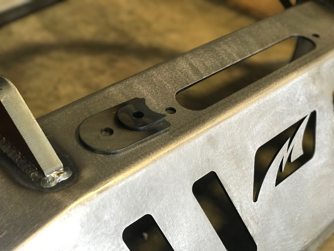 Crusher Series Front Bumper w/ Grill Hoop & Stinger for Jeep YJ / TJ /LJ - Motobilt