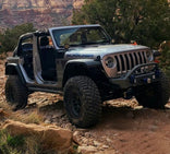 Crusher HD Front Bumper w/Tube Bull Bar for Jeep JL/JT
