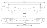 Stubby Rear Bumper for Jeep JK / JKU