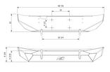 Hammer Front Bumper No Fog Mount For Jeep JK / JKU