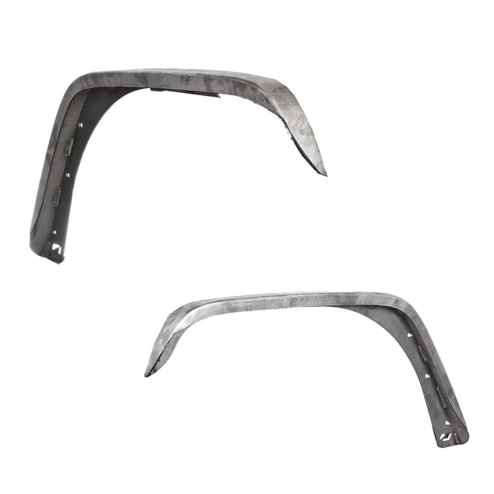 Crusher Front Fender 2" Flare for Jeep JK / JKU - Steel Motobilt