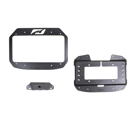 Spare Tire Delete Tag Mount / Tag Light Combo for Jeep JL / JLU - Motobilt