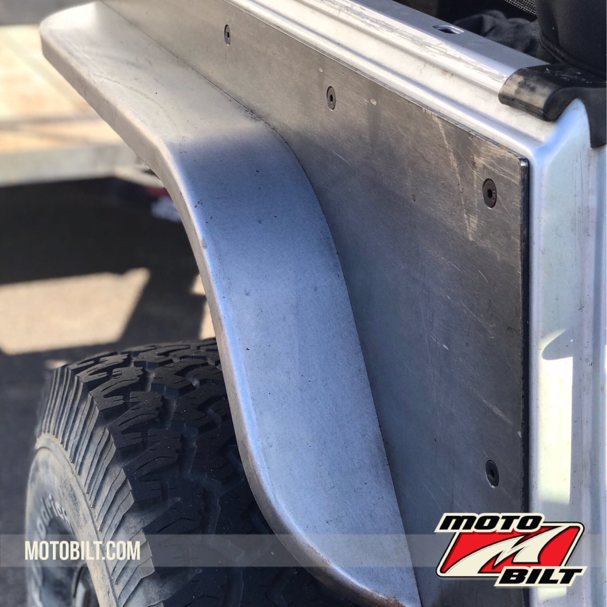 Fender Flares for Rear Comp Cut Corner - fits Jeep LJ Motobilt