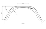 Crusher Rear Fender 2" Flare for Jeep TJ/LJ