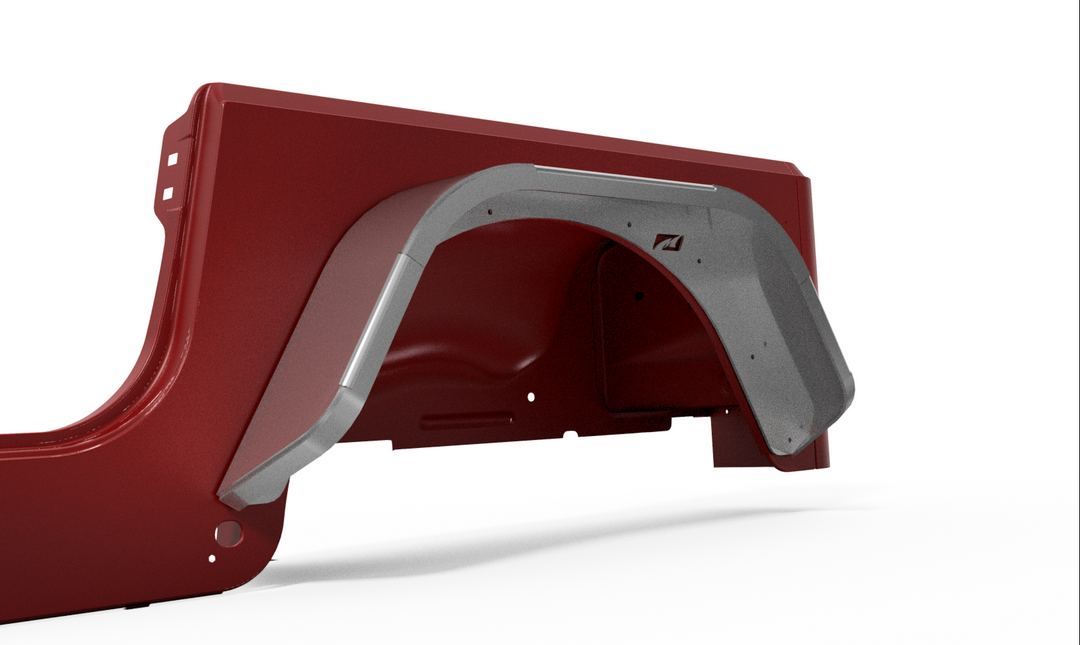 Rear Double Arch 6" Fender Flare Set for Jeep TJ - Motobilt