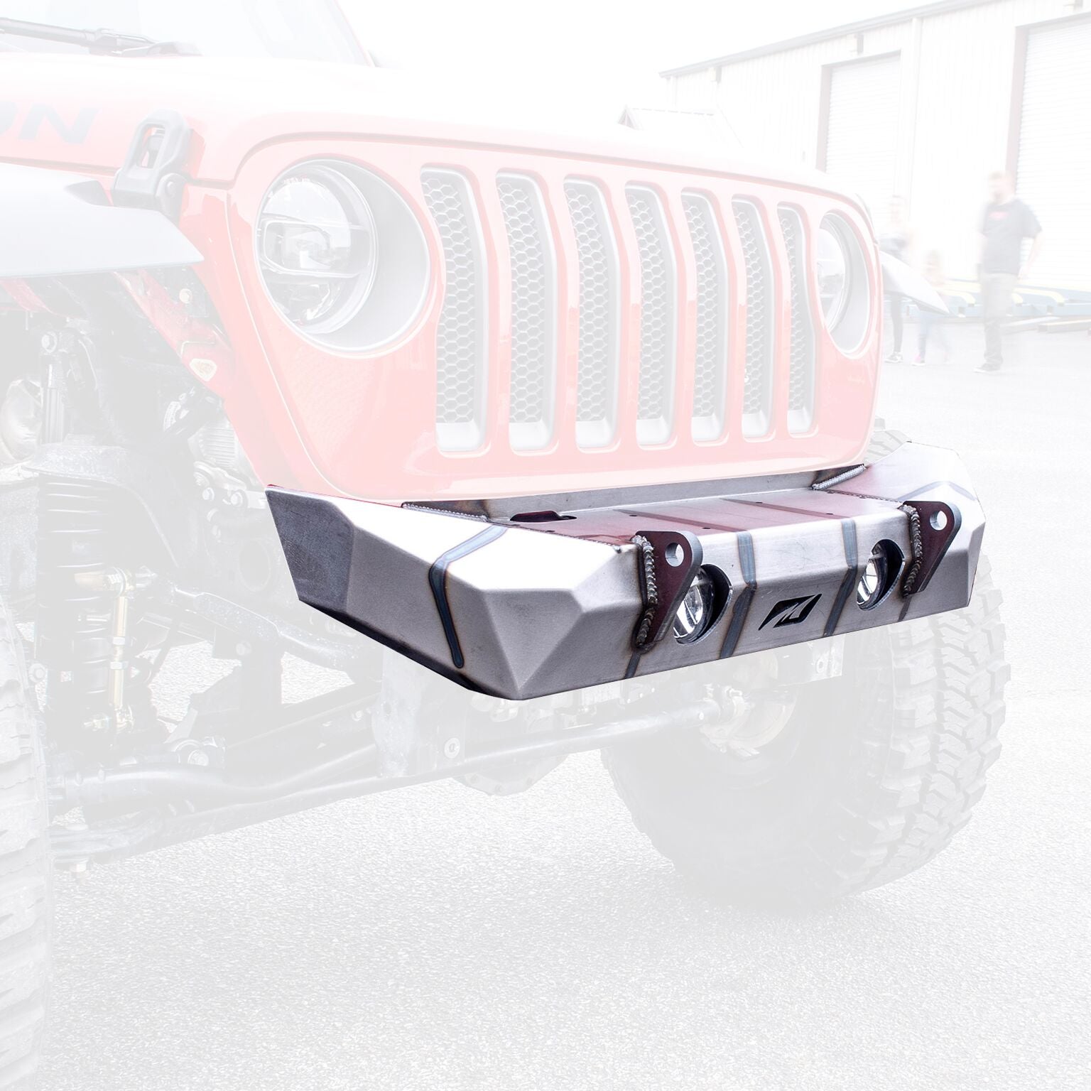 Hammer Series Front Bumper w/ Fog Mount - fits Jeep JL / JT – Motobilt