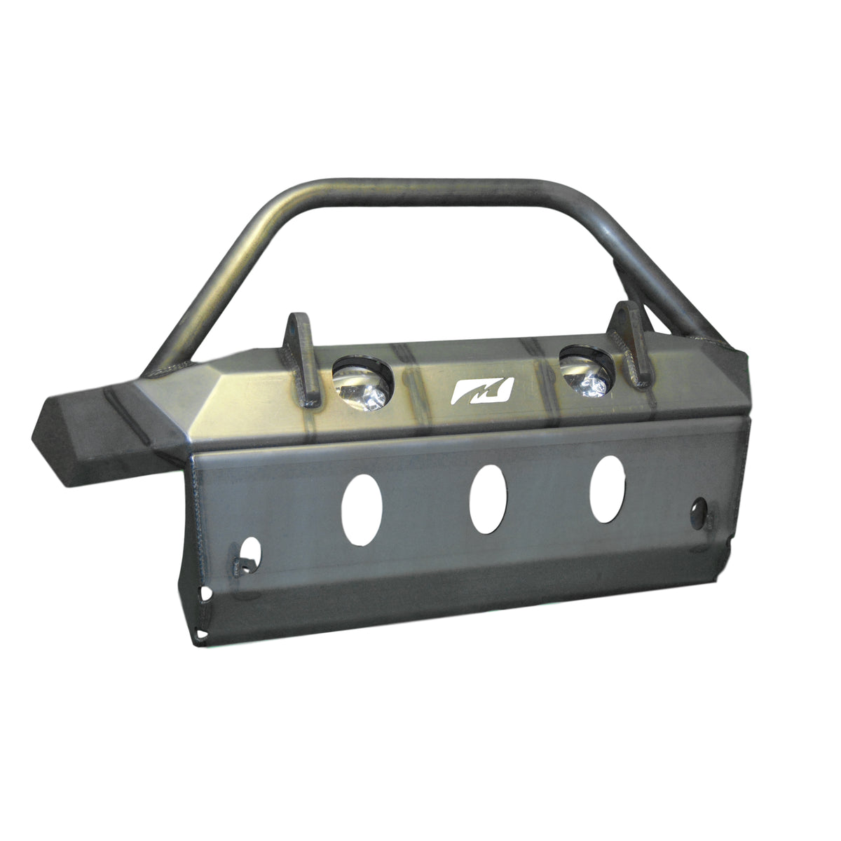 Hammer Front Bumper w/ Bull Bar, Fog Mounts & Skid Plate for Jeep JL / JT Motobilt