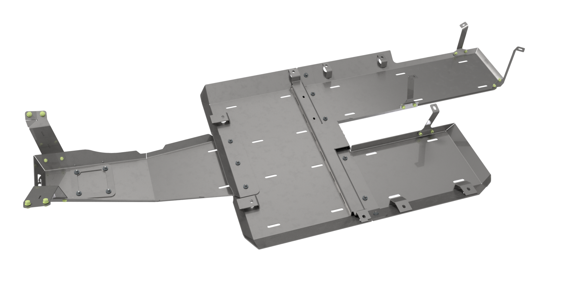 Skid Plate System for Jeep JL 4-Door 3.6L - Motobilt