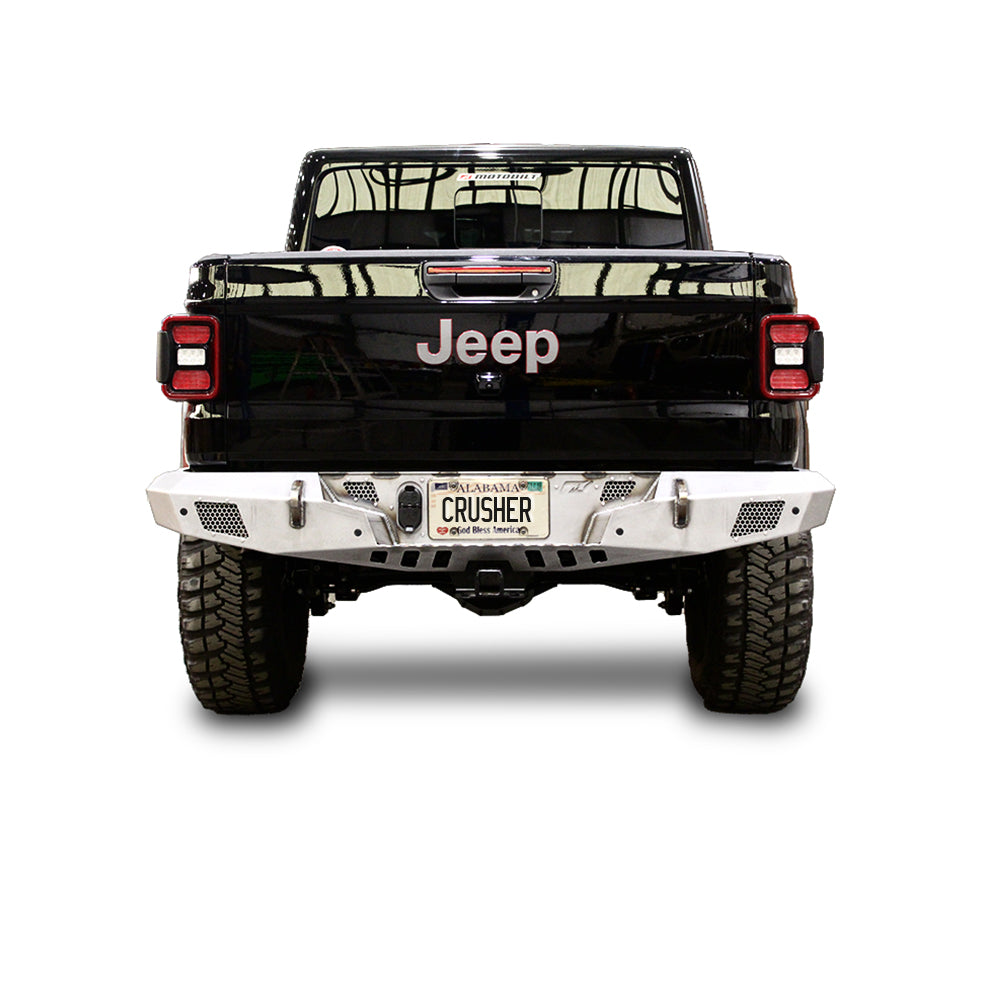 Crusher Rear Bumper w/ optional corner mounts for Jeep JT Gladiator - Motobilt