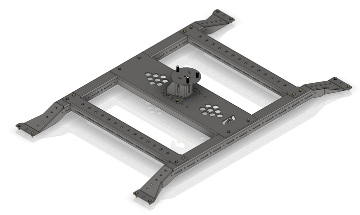 Motobed 5-Lug Tire Carrier Rack for Jeep JT Gladiator Replacement Bed Motobilt