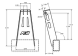 Coil Over Shock Towers Notched Pair UNIVERSAL