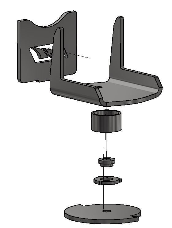 Universal Coil Mount for Frame Motobilt