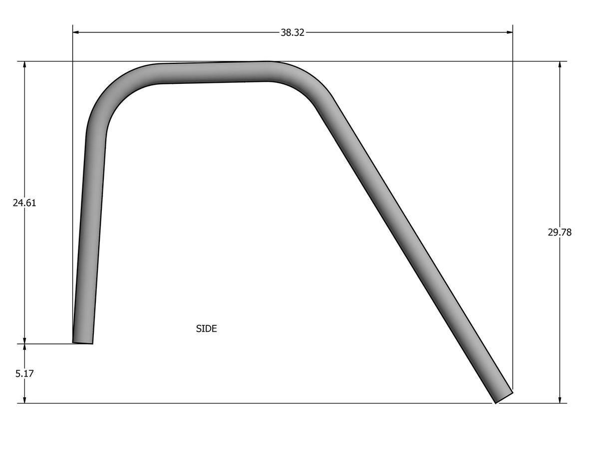 Coil Over Shock Hoops 1-3/4” (1.75) DOM .120 Wall Tubing Motobilt