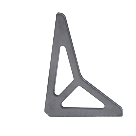 4” x 3" Angled Arrow Gusset 80,90 or 100 Degree - Motobilt