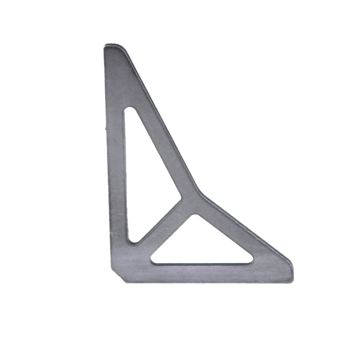 4” x 3" Angled Arrow Gusset 80,90 or 100 Degree - Motobilt