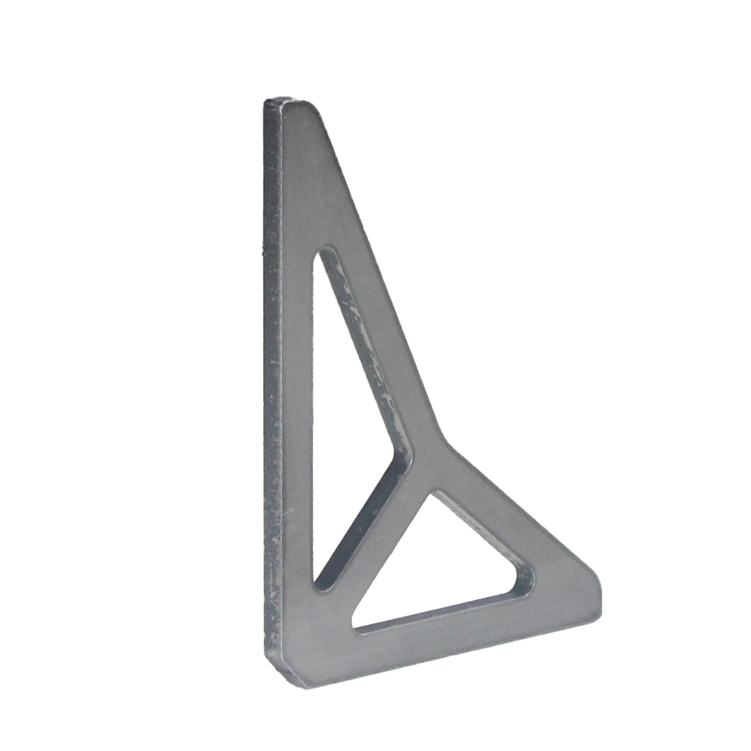 4” x 3" Angled Arrow Gusset 80,90 or 100 Degree - Motobilt