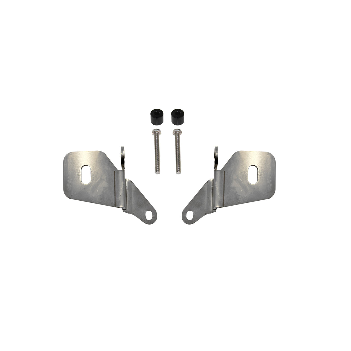 A-Pillar Light Mount Kit for Jeep JL/JT - Stainless Steel Motobilt