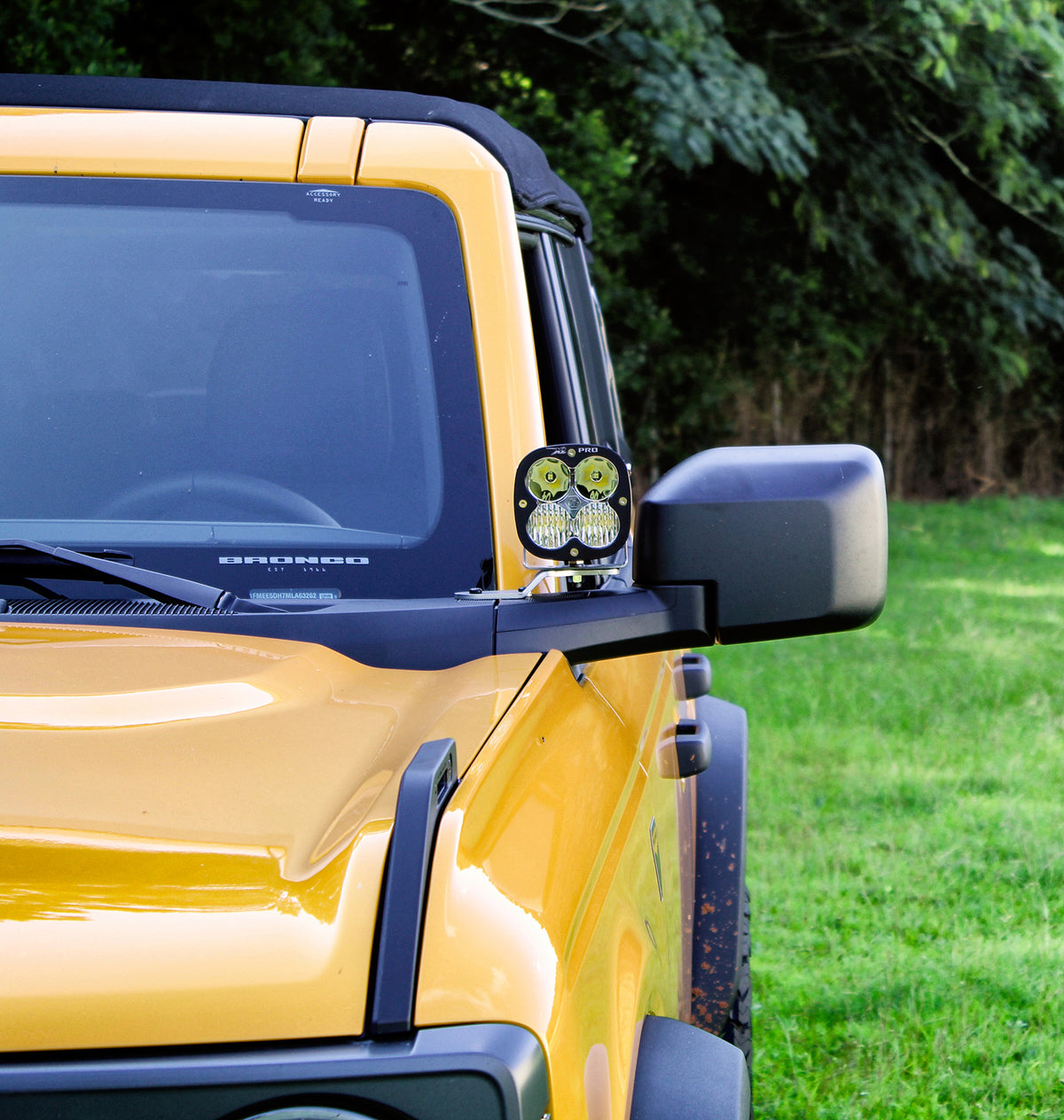 A-Pillar LED light Mount for Bronco Motobilt