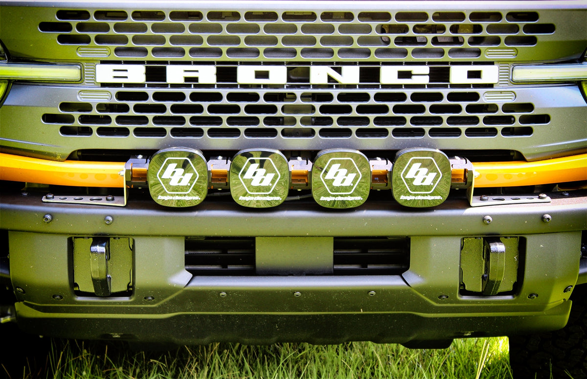 Bumper Mount for Baja Designs Linkable for Ford Bronco Motobilt
