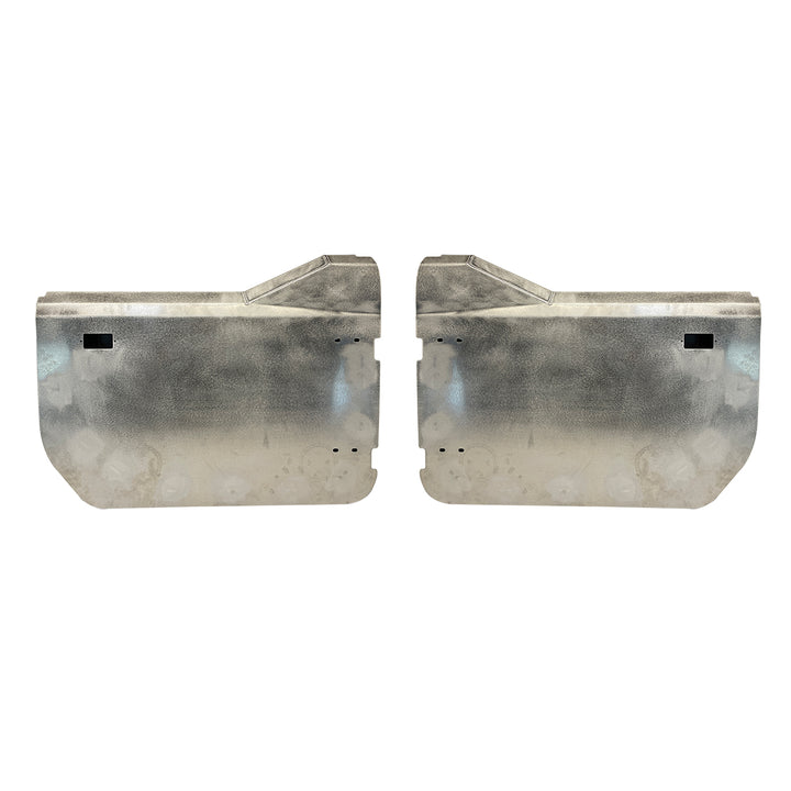 Motobilt aluminum front half door for Jeep JL JLU JT, bare aluminum product view