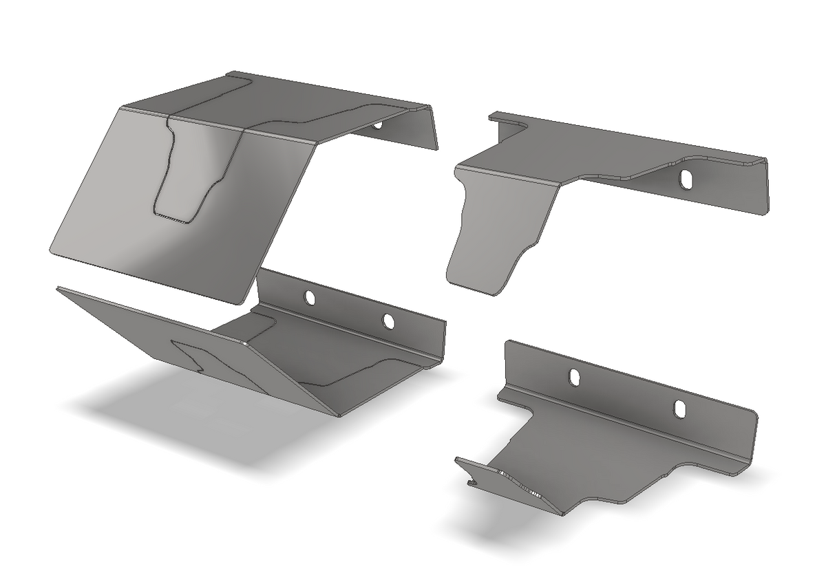 B Pillar Chop Kit for Jeep JLU / JT Motobilt