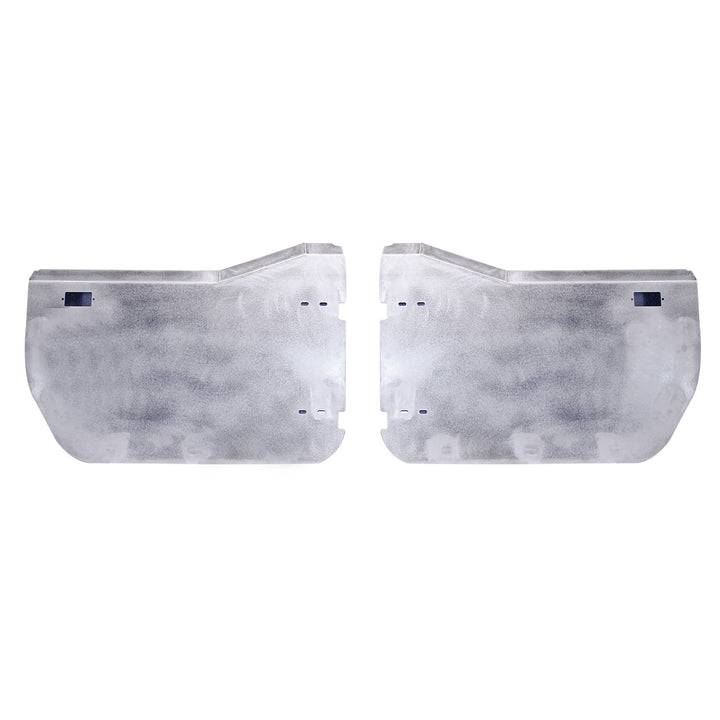 Motobilt aluminum front half door for Jeep JK, bare aluminum product view